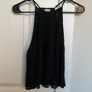 Black tank top